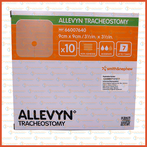 Smith & Nephew Allevyn Tracheostomy 9cm x 9cm 10's