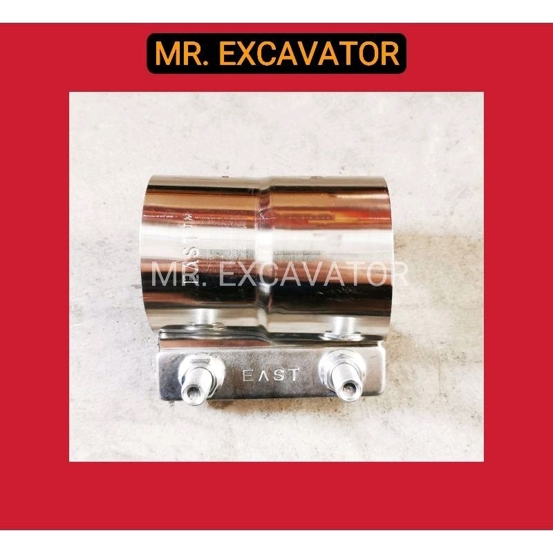 Hitachi EX200 EX200-1 6BD1 รถขุด Turbo ท่อไอเสียท่อไอเสีย Clamp คลิป