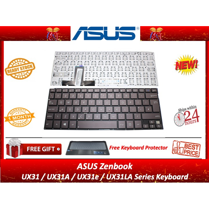คีย์บอร์ด Asus Zenbook Ultrabook UX31 UX31A UX31E BX31A BX31E