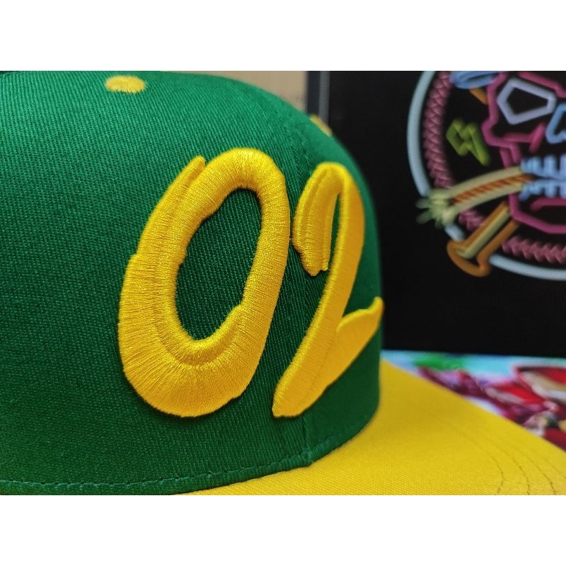 Hijau หมวก Snapback สีเขียวเหลือง Kedah Darul Safe KDA FC ผู้ใหญ่