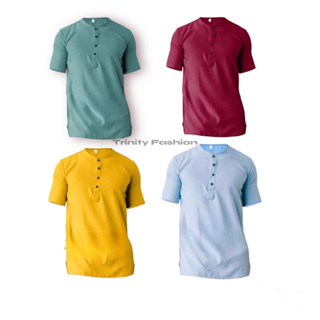 Kurta Classic Modan Leher bulat ส่งก่อน