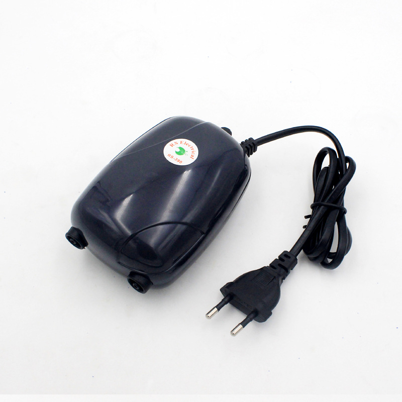 ปั๊มลมตู้ปลา Rs-290 / Rs-390 Double Power 3W 2X3.5L/Min Power 5W