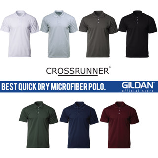 เสื้อกีฬาแขนสั้น ลาย Gildan x Crossrunner สําหรับผู้ชาย และผู้หญิง CRP7200