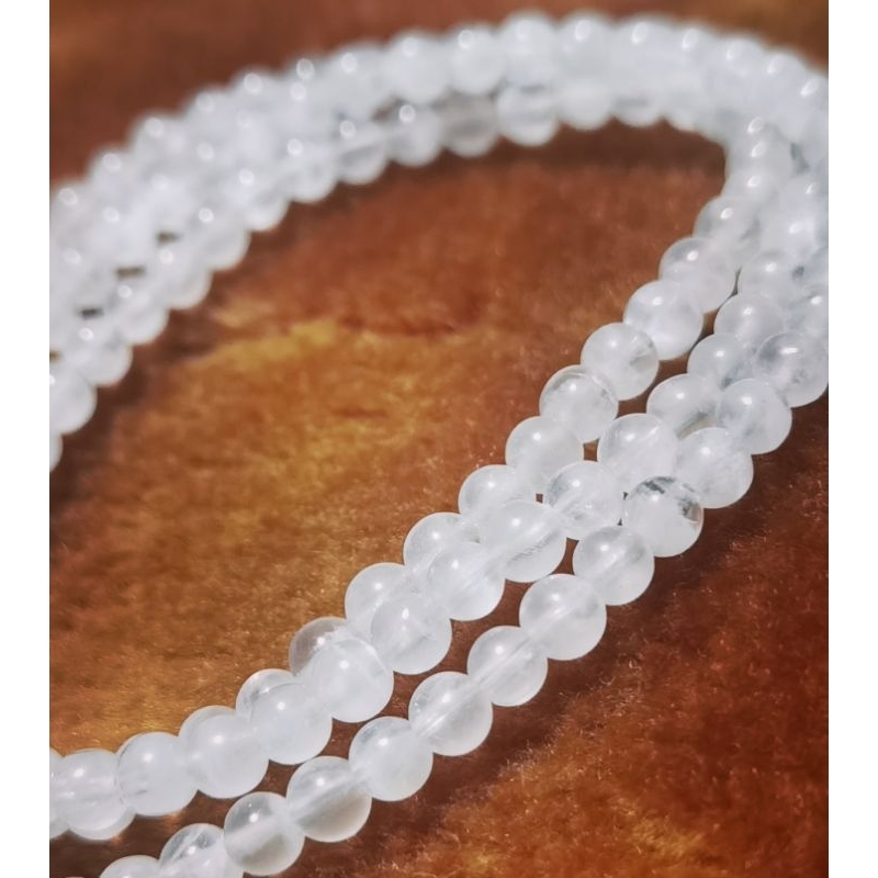 สร้อยคอมูนสโตนธรรมชาติวงโบราณ AC0353RSP