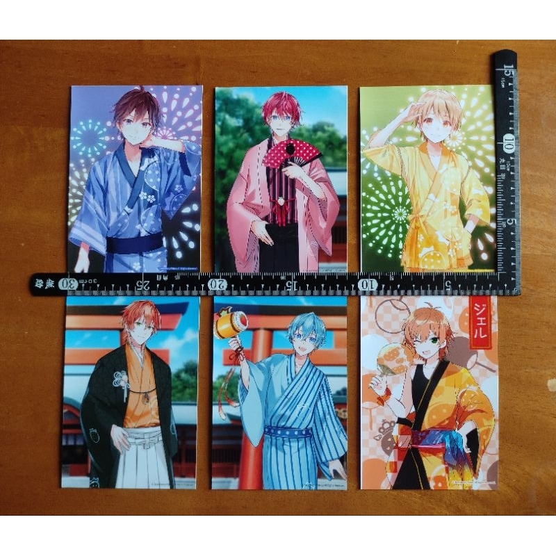 กลุ่ม J-pop OFFICIAL Strawberry Prince "Sutopuri Bromide" Photo Poscard ขนาด (127mm x 90mm) Variety 