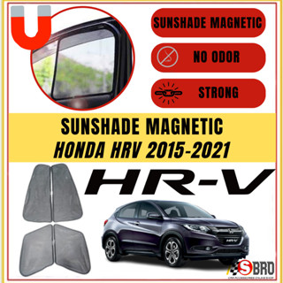 ม่านบังแดดแม่เหล็ก ป้องกันแสงสะท้อน สําหรับรถยนต์ Honda HRV 2015-2021 4 ชิ้น