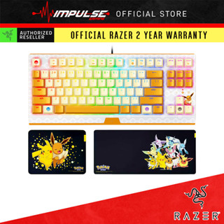 Razer Razer x Pokemon - Eevee Pikachu Series (เอียร์บัด, คีย์บอร์ด, เมาส์, แผ่นรองเมาส์)