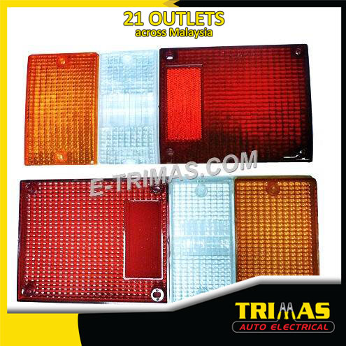 Isuzu Lorry NPR NKR NLR ฝาครอบไฟท้ายเลนส์ด้านหลังโคมไฟ Len Back Lamp (1SET)