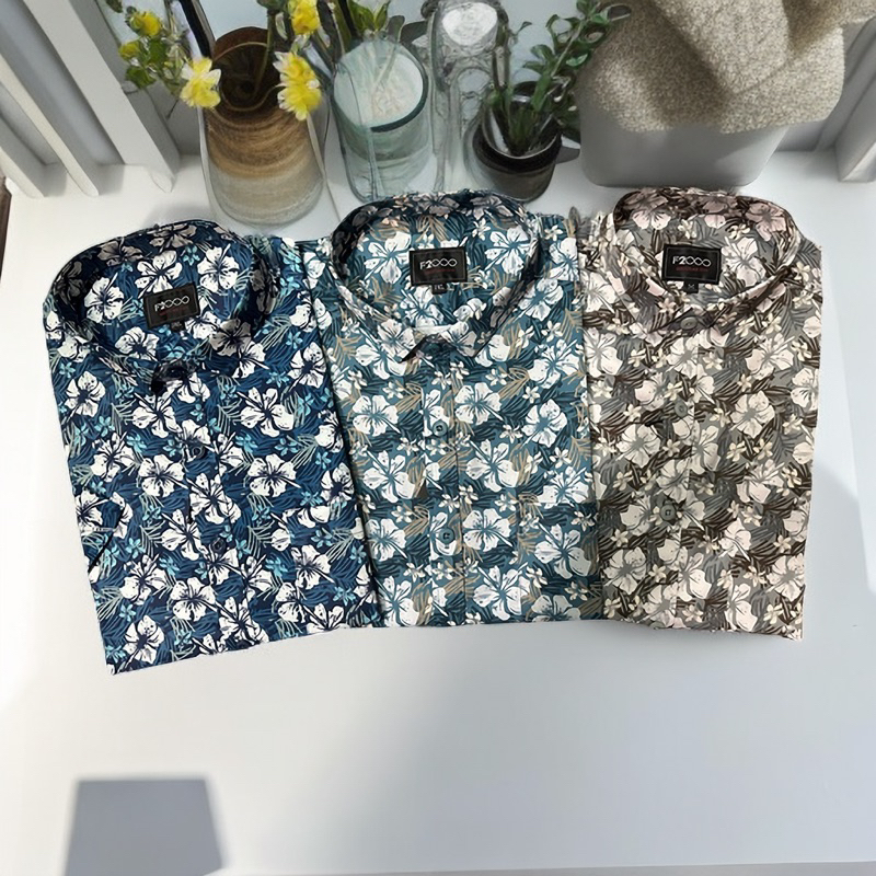 6XL-7XL MAN PLUS SIZE BATIK BIG EXTRA SIZE SHIRT CHEST (6XL-147CM)(7XL-152CM)KAIN ELASTIC SOFT CLOTH