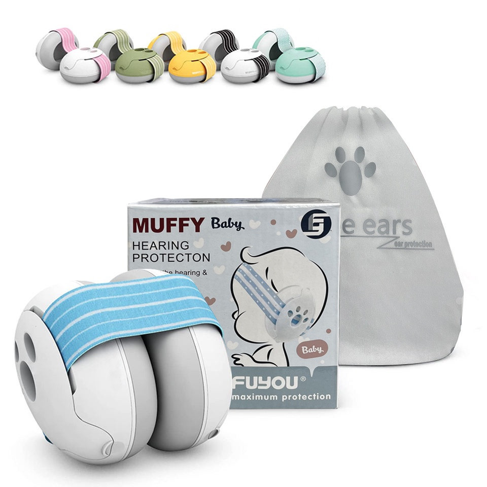 🚚ที่ครอบหูเด็ก Baby Earmuff ที่ปิดหูเด็กแรกเกิดกันเสียงรบกวน เหมาะสำหรับ 1-36 เดือน