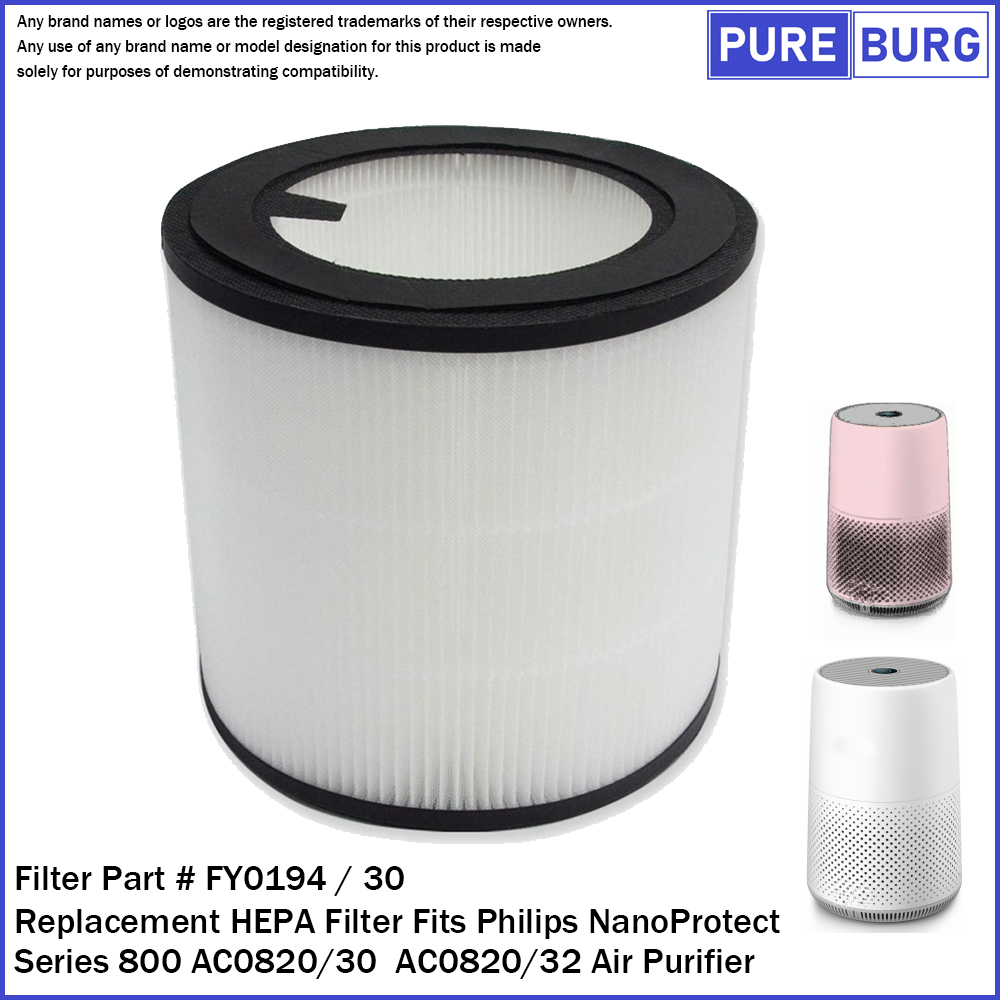 เหมาะสําหรับ Philips NanoProtect Series 800 AC0820/30 AC0820/32 เครื่องฟอกอากาศอะไหล่ FY0194/30