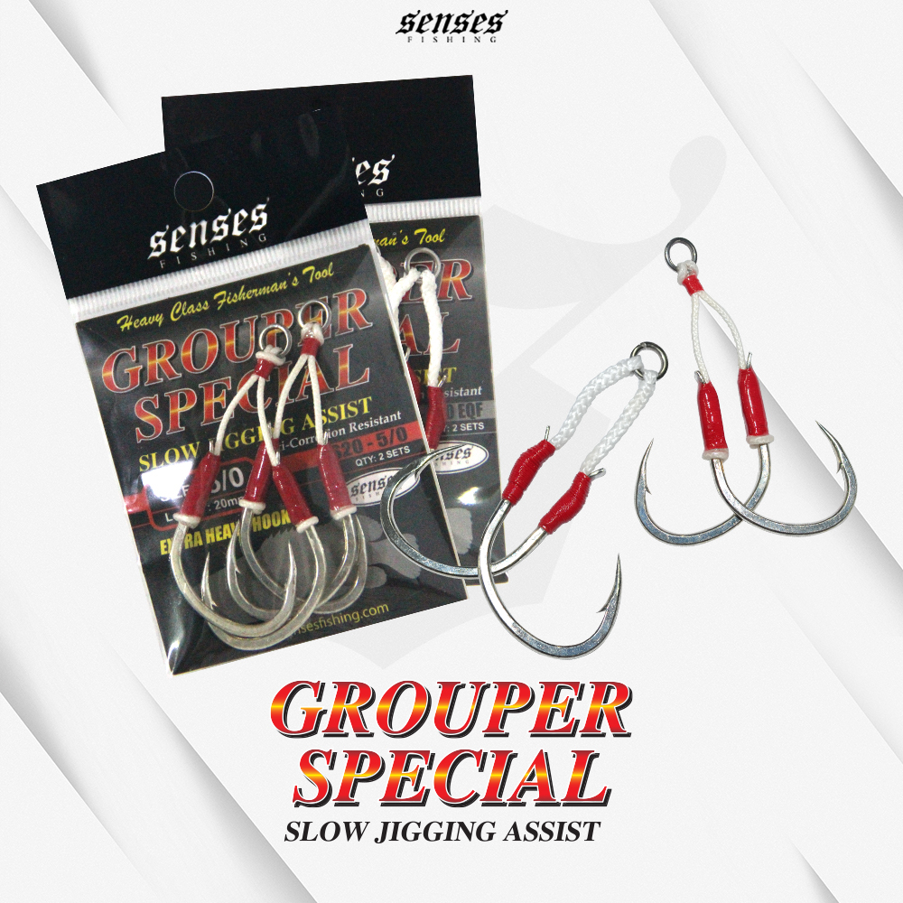 Senses Fishing Grouper จิ๊กกิ้งช้าพิเศษ Assist