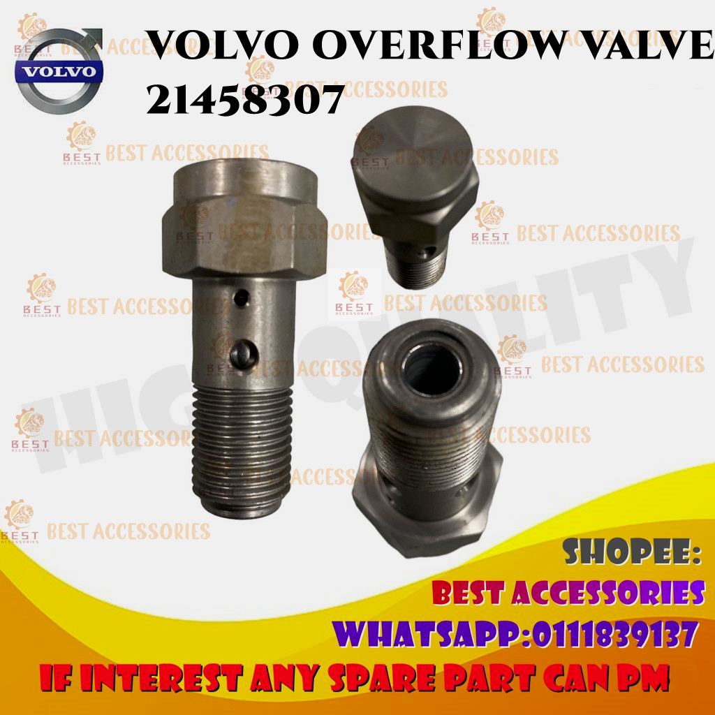 VOLVO OVERFLOW VALVE NO :21458307 คุณภาพสูง