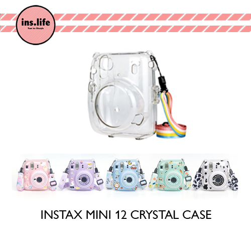 เคส Fujifilm Instax Mini 12 Crystal/ เคสเงาแข็ง