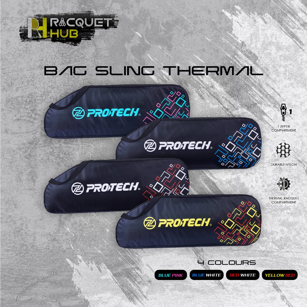 PROTECH Badminton 1 Zip Bag -Sling Thermal