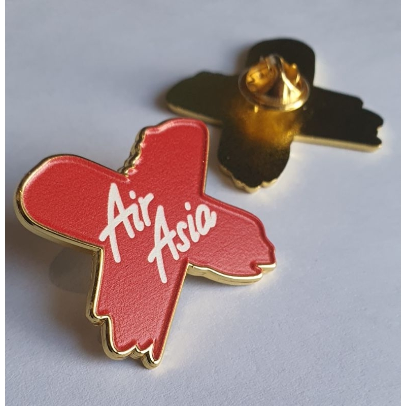 เข็มกลัดปก Airasia X Metal Pin 3ซม