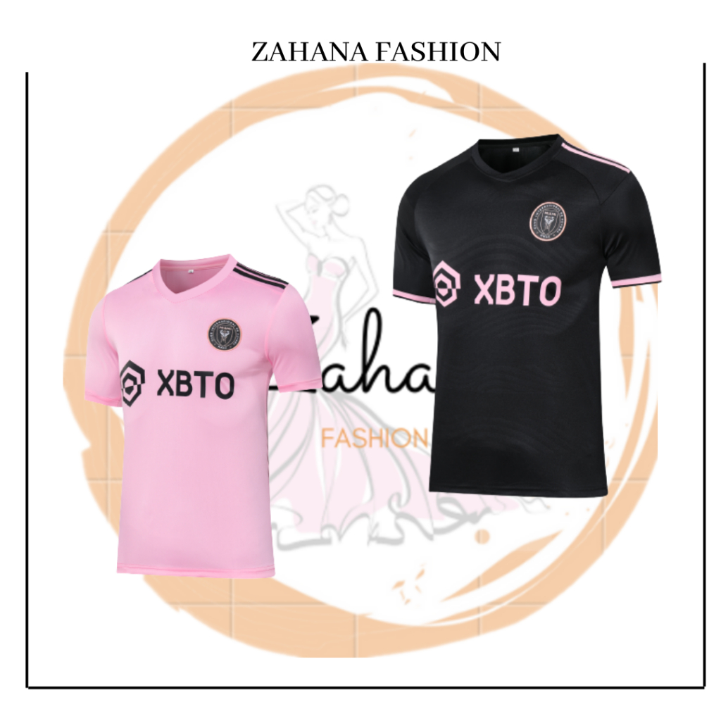 418 Unisex ฟุตบอล Inter Miami World ถ้วยทีม jersey โลโก้พิมพ์/JC lelaki/Lersi lengan pendek
