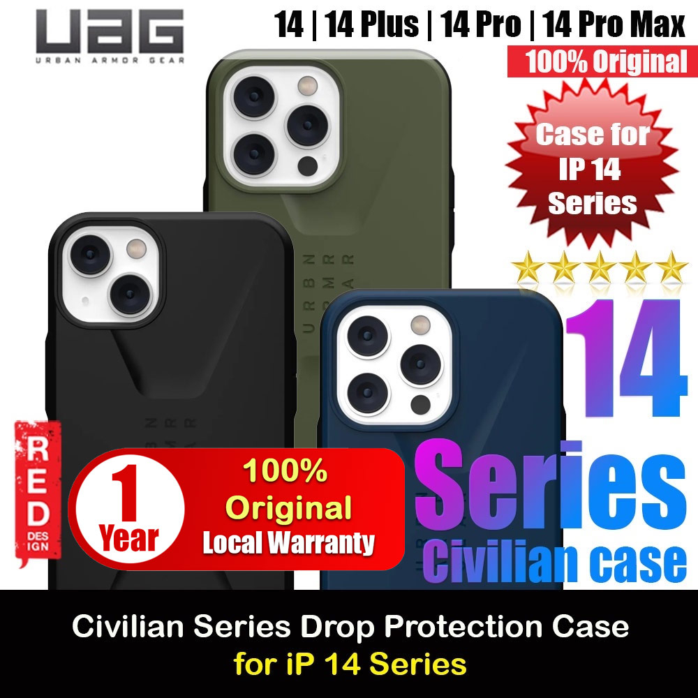UAG iPhone 14 Pro Max 14 Plus เคสป้องกันการตกของพลเรือนปลอก
