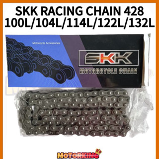 Skk โซ่รถจักรยานยนต์ ทนทาน 428H 100L 104L 114L 122L 132L HONDA YAMAHA SUZUKI MODENAS RANTAI MOTORSIKAL