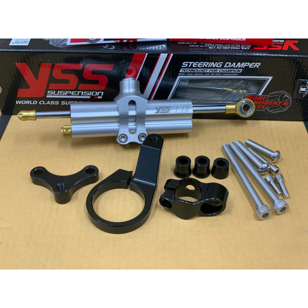 STEERING DAMPER BRACKET DAMPER MOUNTING KIT STABILIZER CBR650R 19-20 R1-R6 GXS S750 Y15/Y16 XMAX RXZ