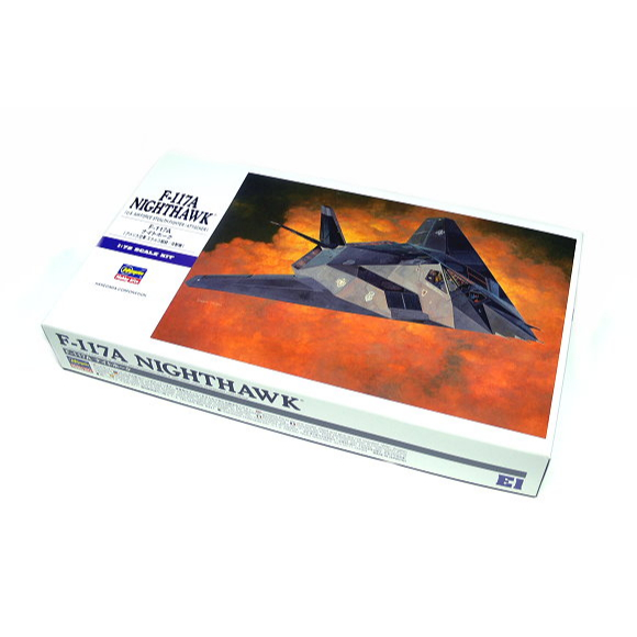 HASEAWA 00531 เครื่องบินรุ่น 1/72 F-117A NIGHTHAWK US กองทัพอากาศ E1 00531 nighthawk F117A