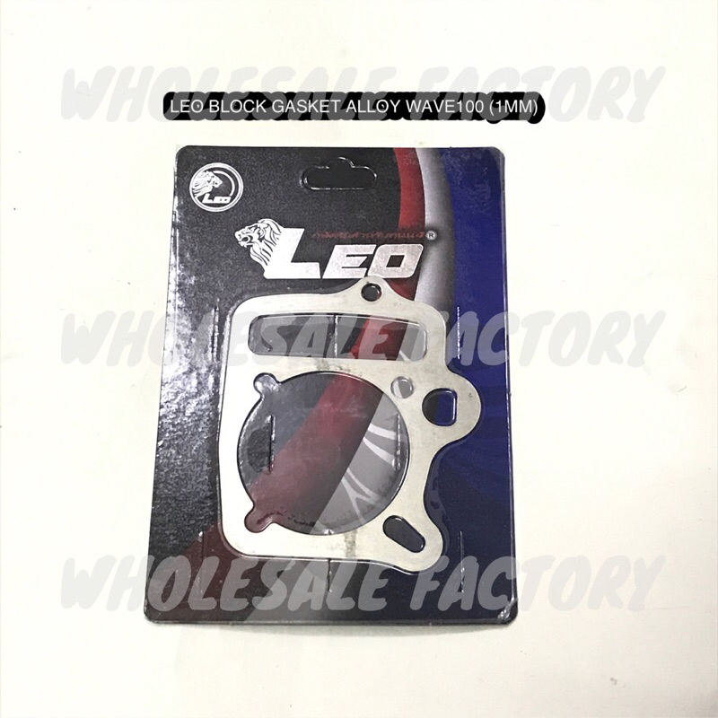 LEO BLOCK GASKET ALLOY HONDA WAVE100 1MM 2MM 4MM