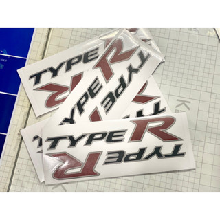 สติกเกอร์ติดประตูหลัง TYPE R CIVIC FD2R MUGENRR TYPER FK8