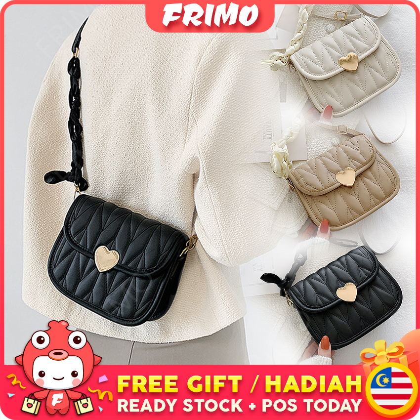 FRIMO Cenheart Ribbon Sling Bag Shoulder Women Handbag Crossbody Beg Tangan Wanita Wallet Purse fb15