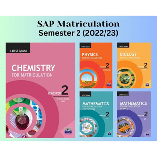 Sap - ซิลลาบัสล่าสุด สําหรับ Matriculation (Semester 2) - 2023 matrikulasi