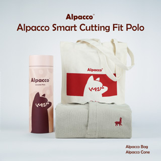 Alpacco AP Smart Cut Fit เสื้อโปโล แขนสั้น ผ้าฝ้าย โพลีเอสเตอร์ สีน้ําตาลข้าวโอ๊ต สําหรับผู้ชาย