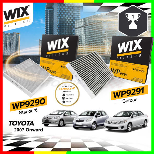 กรองแอร์ Wix Air Filter Toyota Vios Altis Camry Vellfire Estima Alphard Innova Wish WP9290 Standard 
