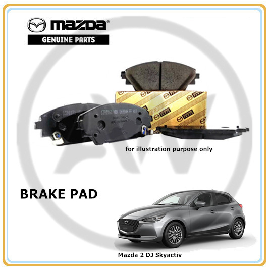 Mazda 2 DJ DL Skyactiv 2015-2023 ผ้าดิสเบรคหน้าหลัง