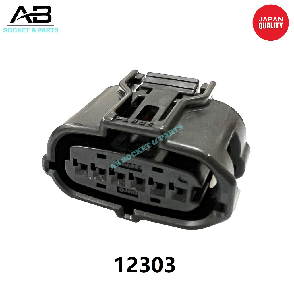 6 Pin Toyota Denso Ultrasonic Parking Aid Sensor Socket Connector