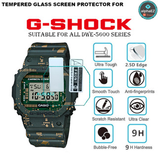 Casio G-Shock DWE-5600 Series 9H ฟิล์มกระจกนิรภัยกันรอยหน้าจอนาฬิกาข้อมือ DW5600 DW5610 GM5600 GWB5600