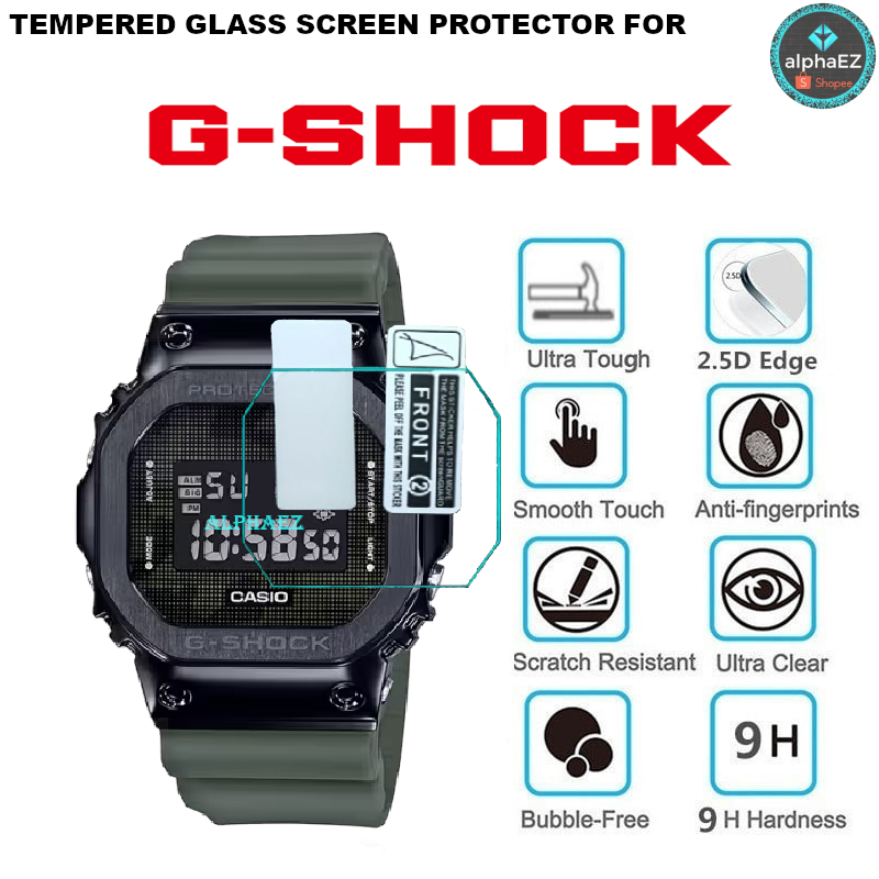 Casio G-Shock GM-5600B-3 9H ฟิล์มกระจกนิรภัยกันรอยหน้าจอนาฬิกาข้อมือ DW5600 DW5610 GM5600 GWB5600