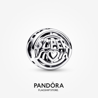 Pandora จี้รูปแม่ฮีโร่ฉลุ ของขวัญวันเกิด สําหรับสุภาพสตรี p615