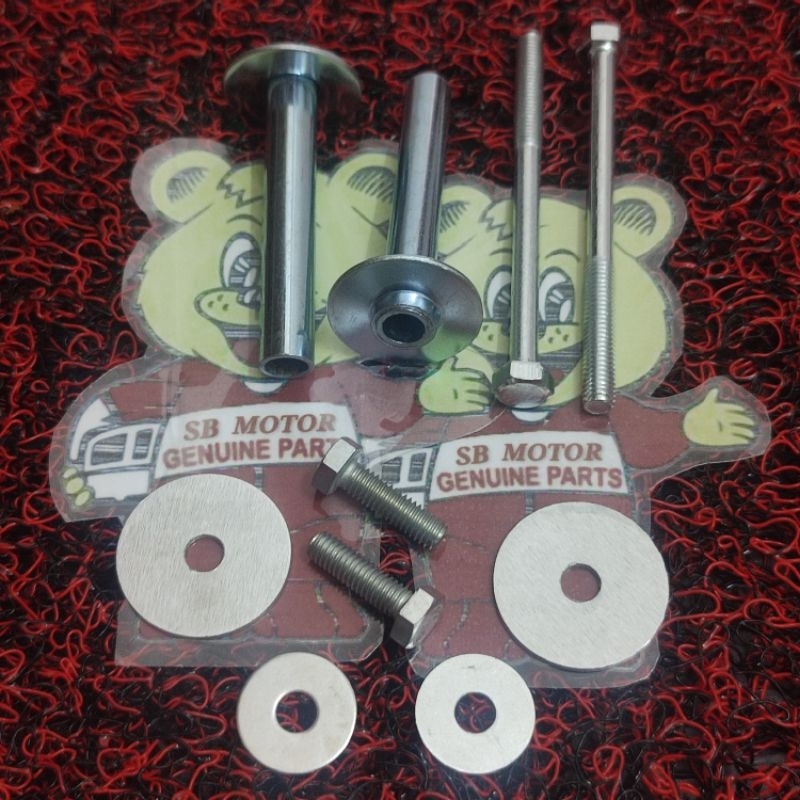 HONDA C70 COVER BUSH LEG SHIELD SCREW SET SBMOTORPARTS