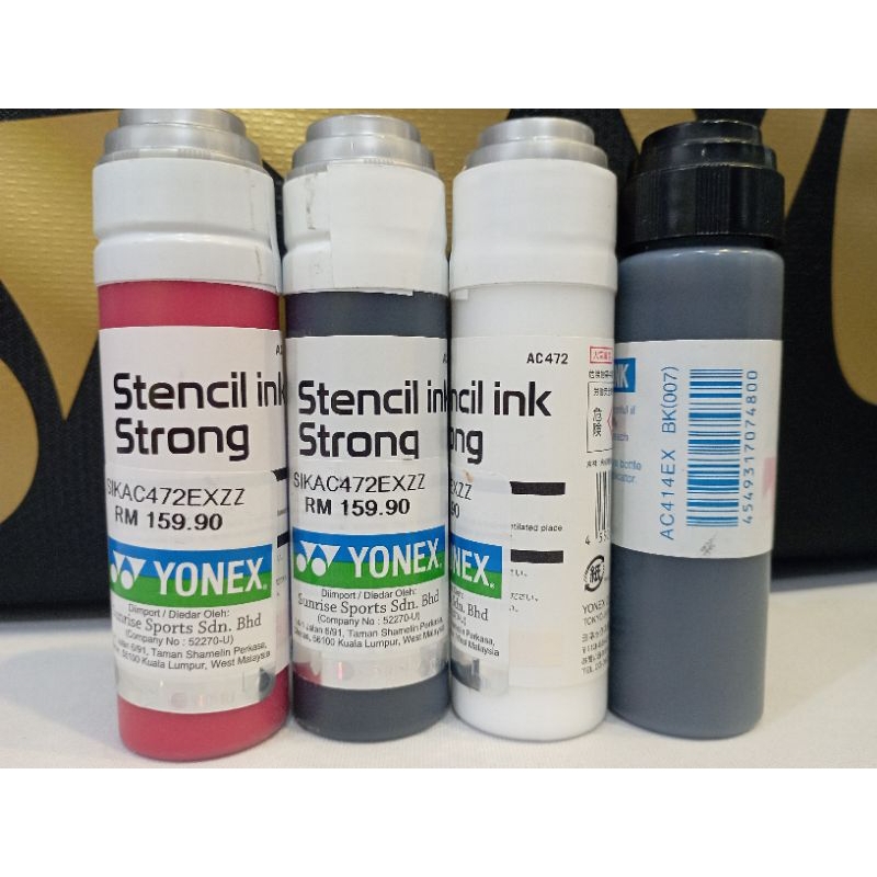 YONEX STENCIL INK JAPAN AC472