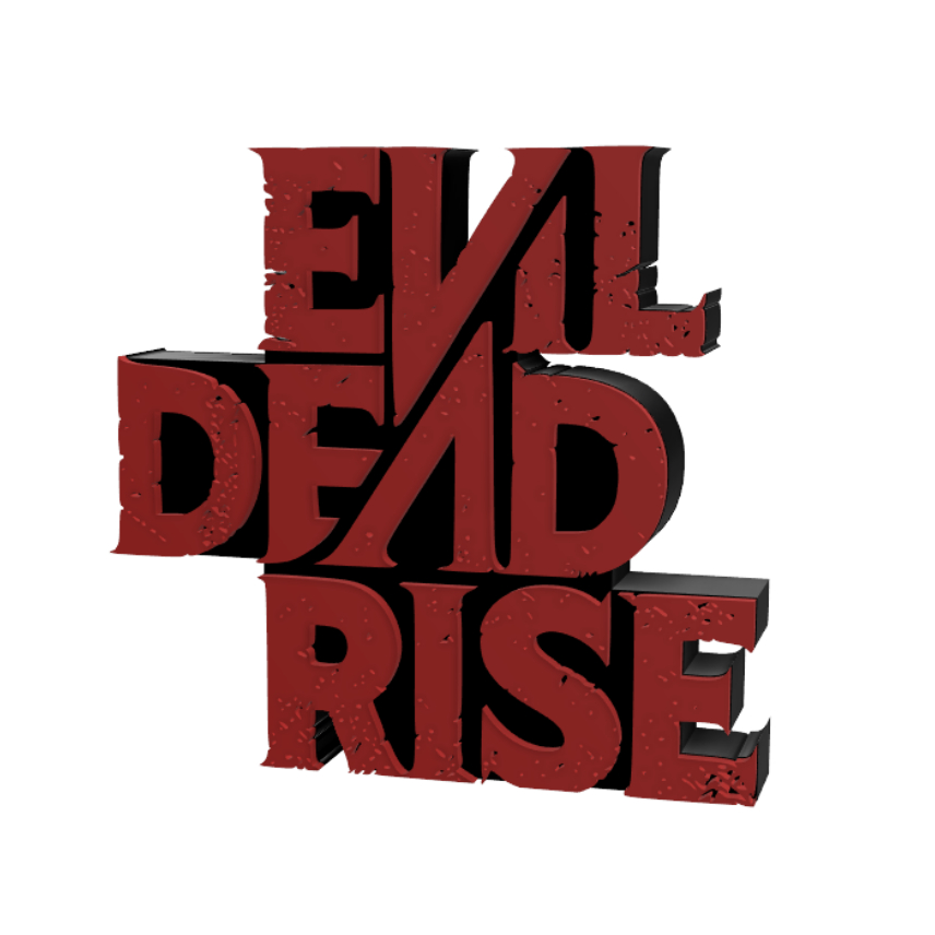 โลโก้ EVIL DEAD RISE (ตกแต่งโต๊ะ三维)