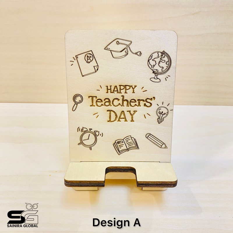 [EDISI HARI GURU] ที่วางโทรศัพท์ ORIGINAL ENGRAVE / วันของCHERS / CUSTOM GURU /HADIAH HARI GURU CIKG