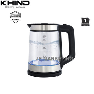 KHIND GLASS JUG KETTLE (1.7L) EK171G