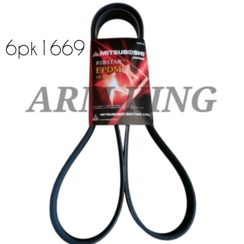 (Mitsuboshi 6PK169) Saga FLX / Exora bold / Preve / Suprima S Fan Belt