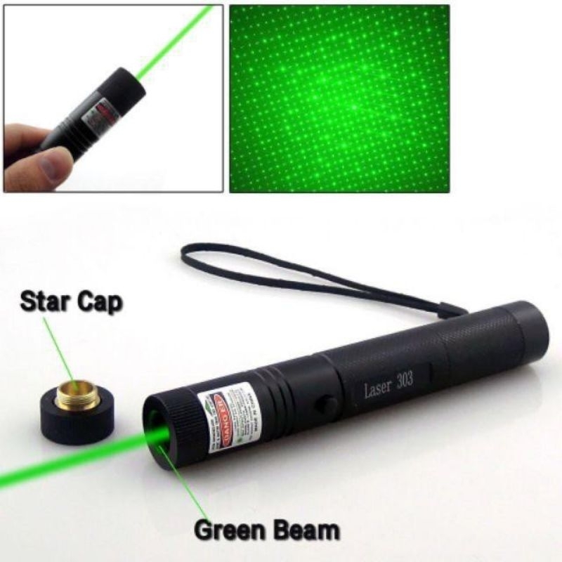 POWERFUL GREEN LASER POINTER PEN BEAM LIGHT 5MW LAZER POWER 532NM+18650+CHARGER