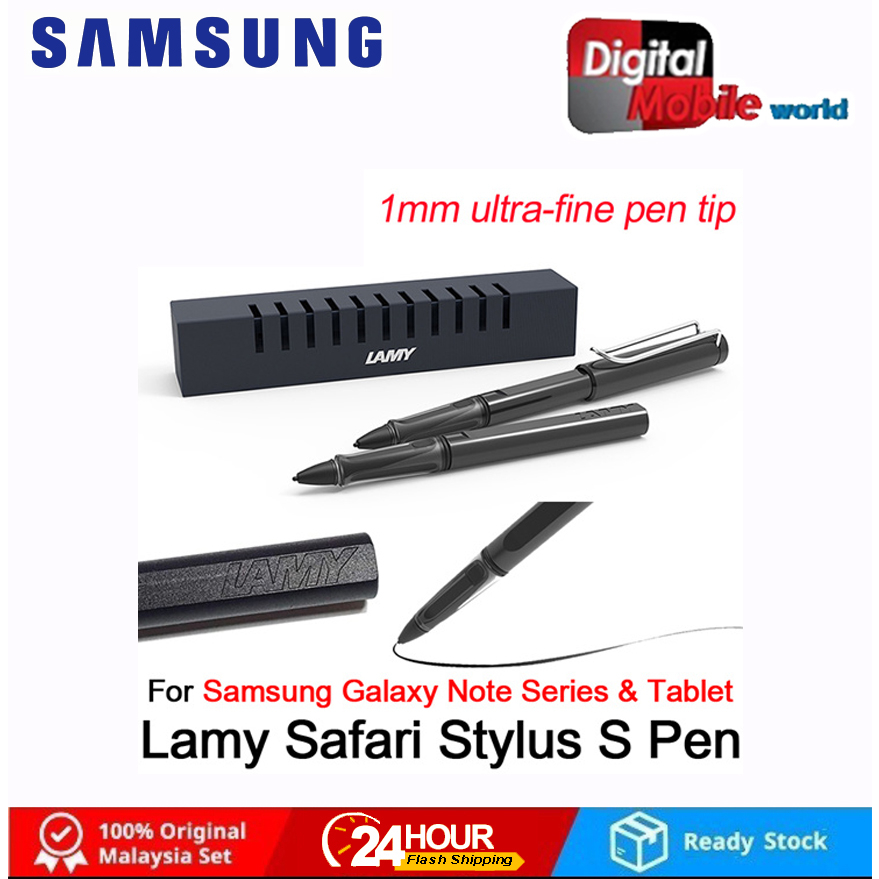 Lamy Pens Samsung Galaxy LAMY Safari Twin Pen 2 in 1 เหมาะสําหรับสมาร์ทโฟน/แท็บเล็ต/โน๊ตบุ๊คและกระดา