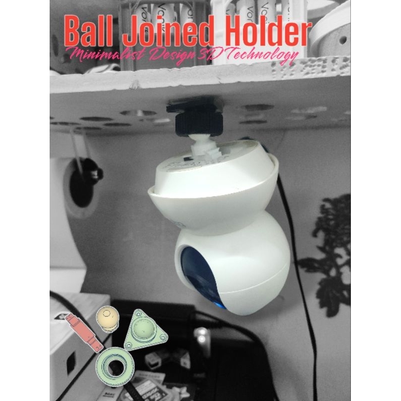 [3dprint] กล้องวงจรปิด BALL JOINED 360 HOLDER Tapo XIAOMI ezviz reolink imao GOQ V380 ระบบรักษาความป