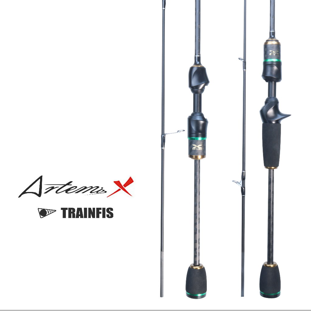 1.5m/1.68m ArtemisX Fishing Rod UL Power Baitcasting/Spinning Rod Solid Carbon