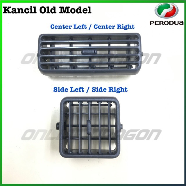 PERODUA KANCIL OLD 1997 98 99 00 2001 LOUVER WINDOW AIR COND OUTLET CENTER (LH/RH) & SIDE AIRCOND OU