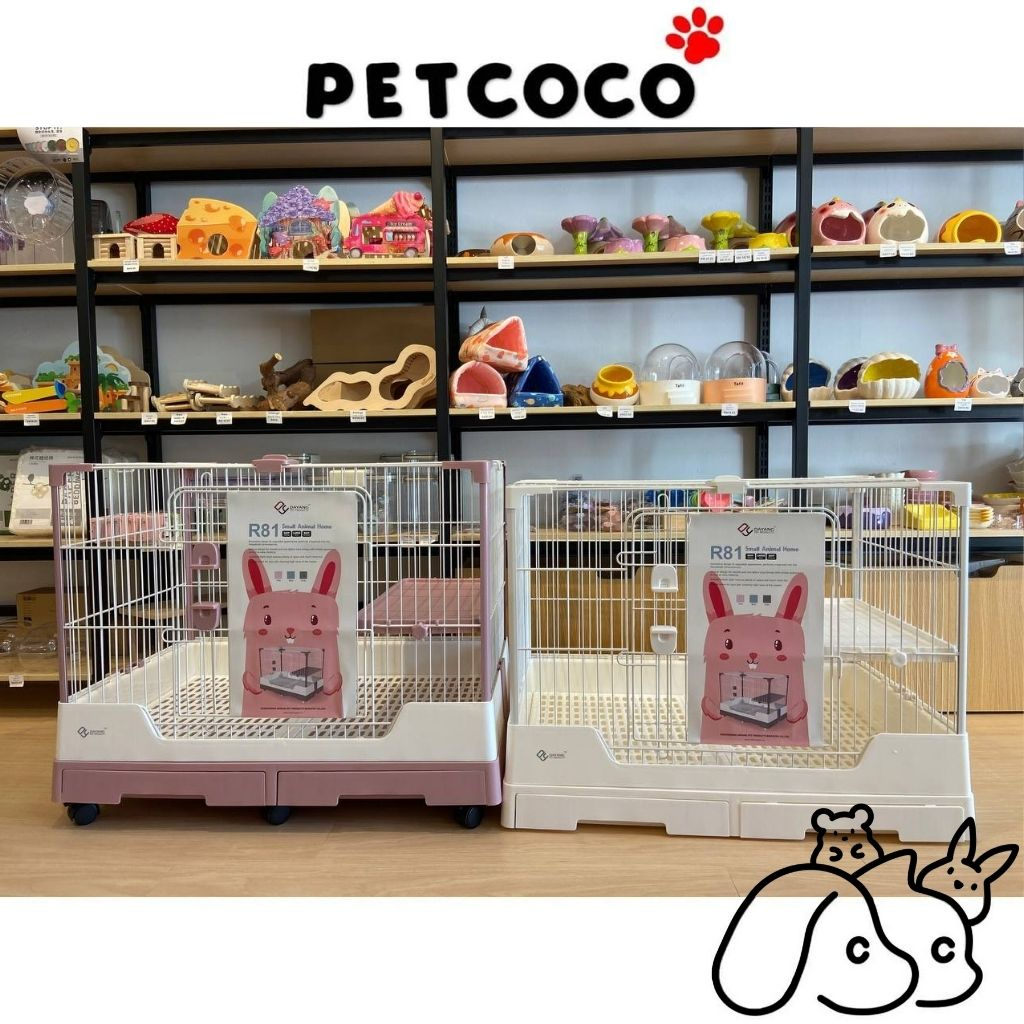 PetCoCoCo 🐾 Day Ang R81 Pro R81 กรงสัตว์เลี้ยงระดับพรีเมียม กรงกระต่าย หนูตะเภา กรงแมว | Dayang กรงก