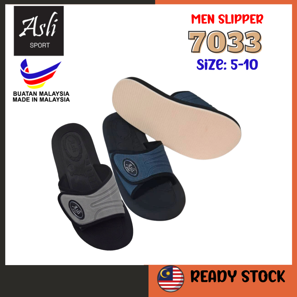 7033 Spot Men Slipper รองเท้าแตะผู้ชาย Selipar Lelaki กันลื่น
