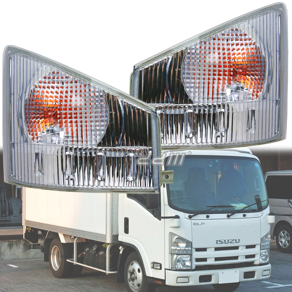 Isuzu NLR NPR NQR PRO Elf ไฟมุมที่จอดรถสัญญาณโคมไฟมุม Lori 1 ตัน 3 ตัน N-Series NPR150